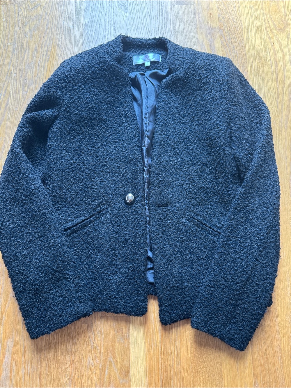 Black Bouclé Jacket - The Happily Eva After Collection
